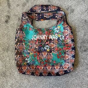Johnny Was boho reusable tote bag